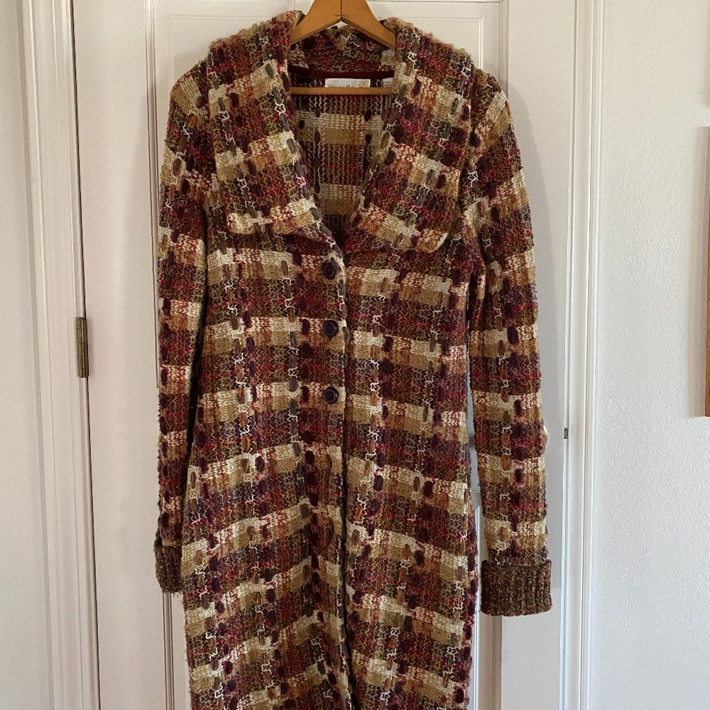 Charlie & Robin,  Anthropologie Multicolor Sweater Coat